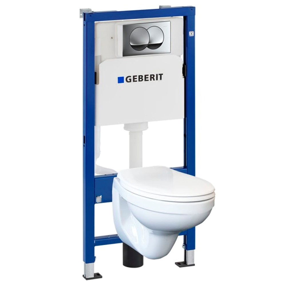 Комплект Инсталляция для унитаза 4 в 1 Duofix Pro 20 Geberit - Зображення
