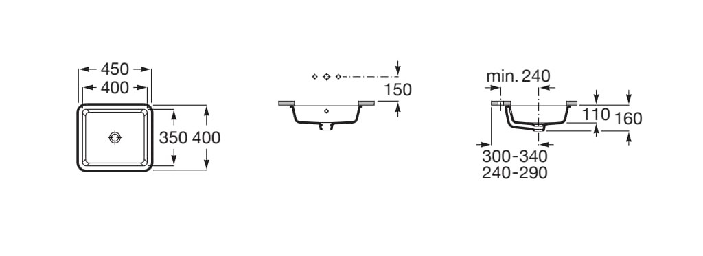 Умивальник Gap Alter 400 A3270YE000 Roca - Зображення 192746914-e3291.jpg