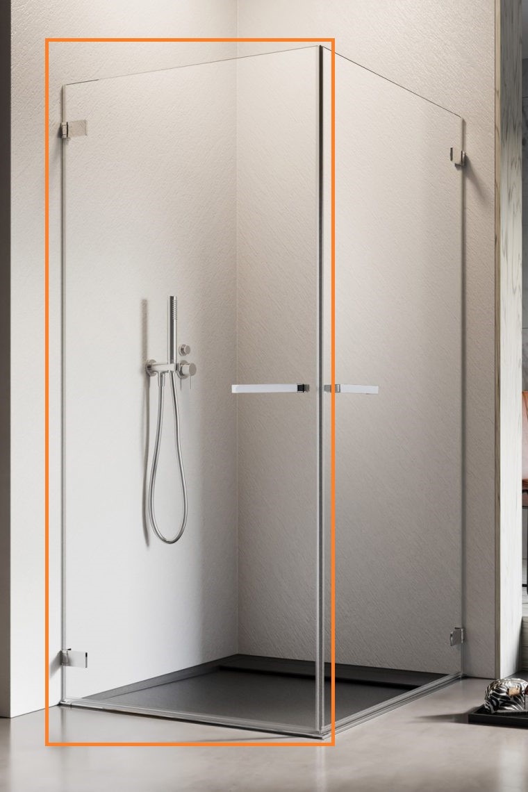 Душові двері Arta QL KDD I 50-100 L RADAWAY - Зображення