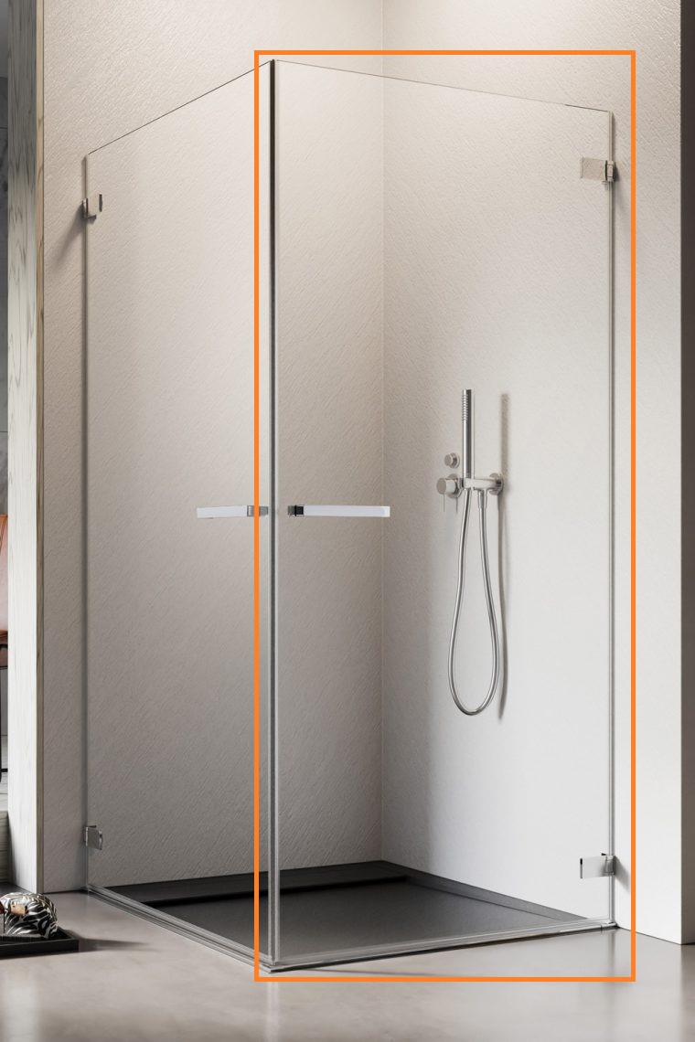 Душові двері Arta QL KDD I 50-100 R RADAWAY - Зображення