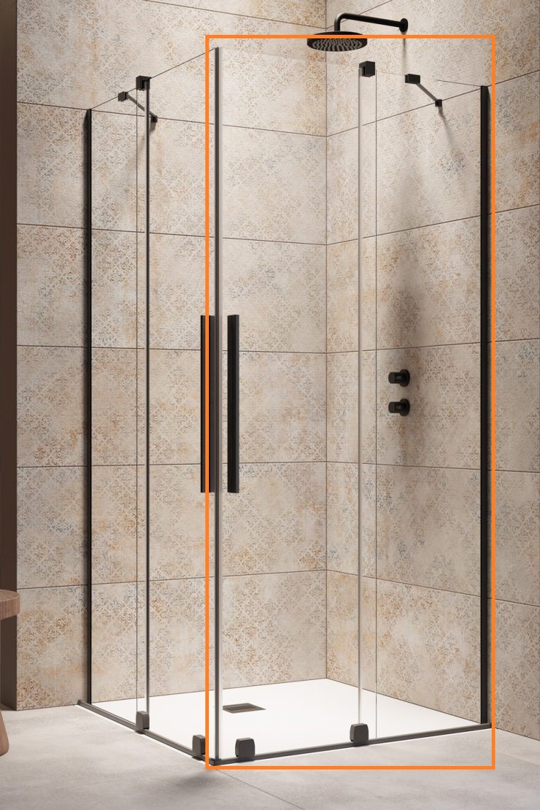 Душова кабіна (половина) Furo Black KDD 110 R RADAWAY - Зображення 1927761-6b583.jpg