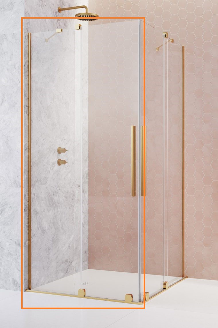 Душова кабіна (половина) Furo Gold KDD 110 L RADAWAY - Зображення