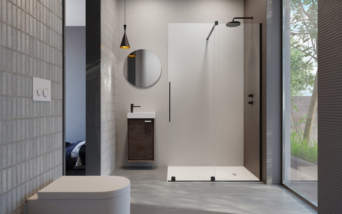 Душові двері Furo Black Walk-in 538 R RADAWAY - Зображення 1927799-a4ea5.jpg