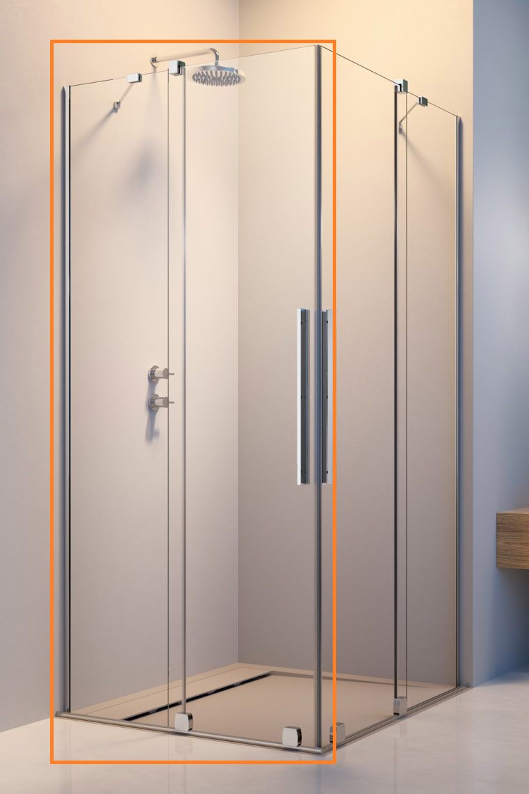 Душова кабіна (половина) Furo KDD 110 L RADAWAY - Зображення