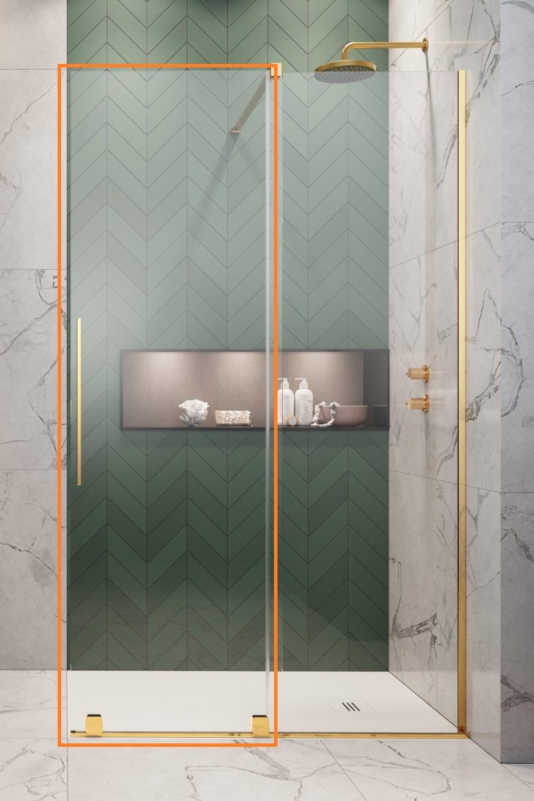 Душові двері Furo Gold Walk-in 438 R RADAWAY - Зображення 1927842-a7d53.jpg