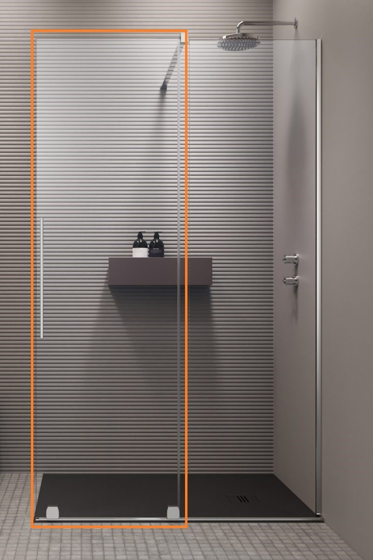 Душові двері Furo Walk-in 588 R RADAWAY - Зображення