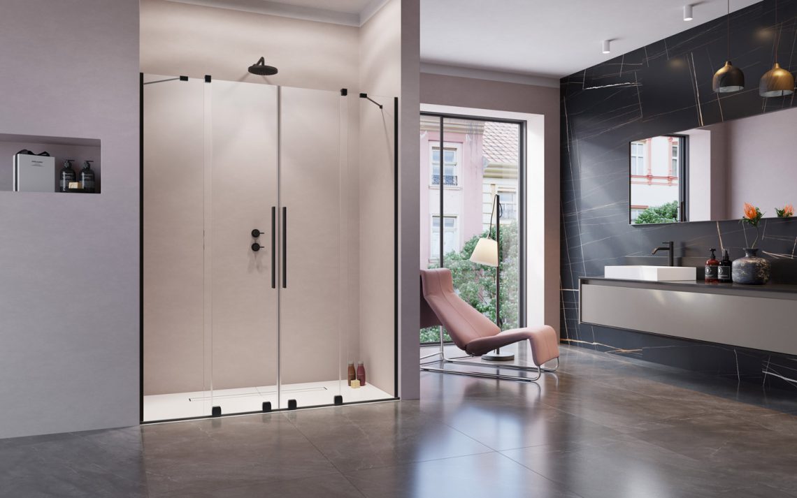 Душові двері Furo Black DWD 388 RADAWAY - Зображення 1927995-83566.jpg