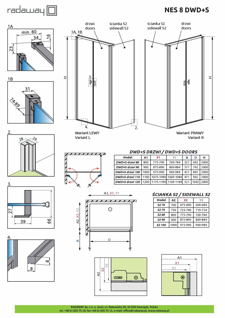 Бокова стінка NES 8 S2 75 RADAWAY - Зображення 1928443-2f86c.jpg