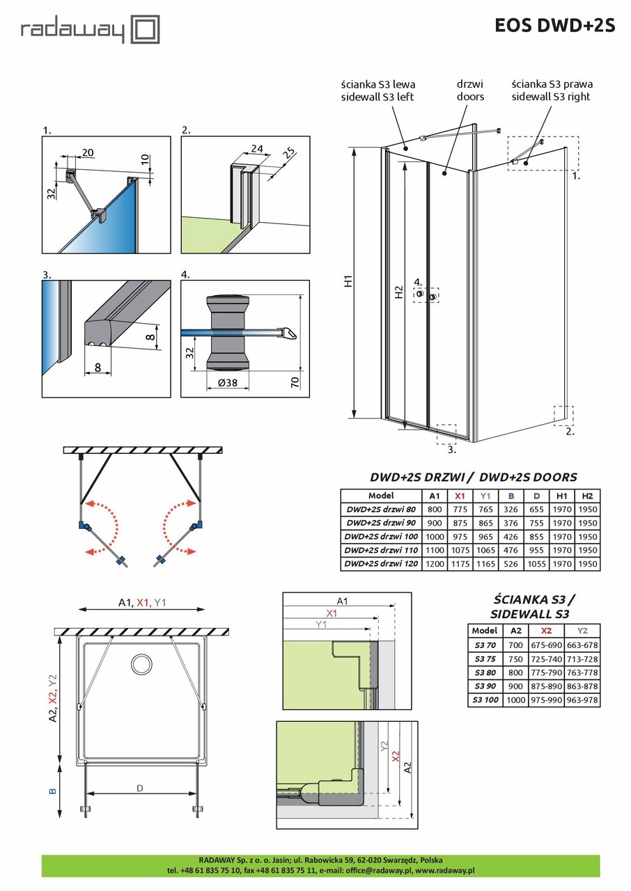 Бокова стінка Eos S3 70 RADAWAY - Зображення 1928586-d8a74.jpg