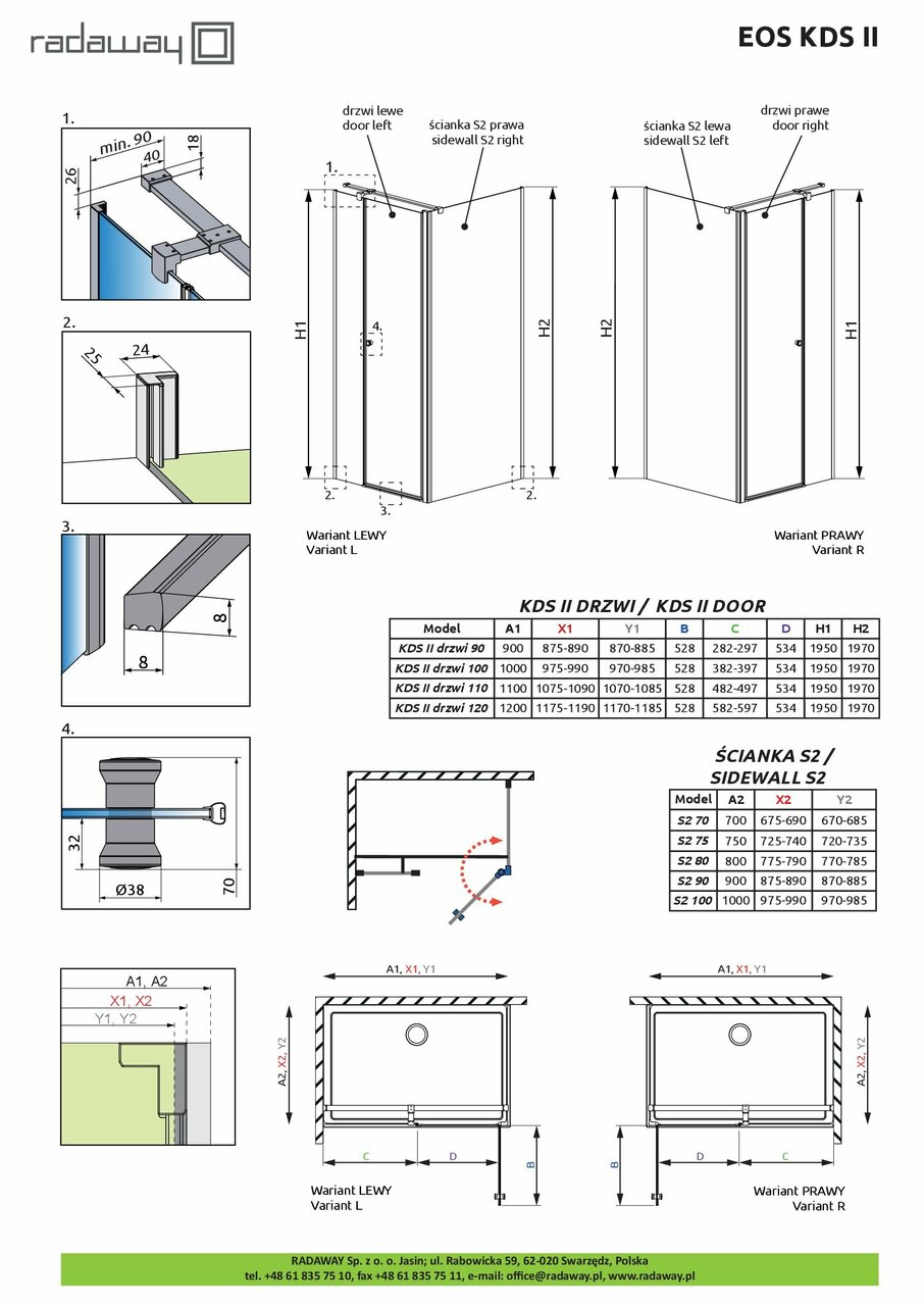 Бокова стінка Eos S2 75 RADAWAY - Зображення 1928588-e0b2c.jpg