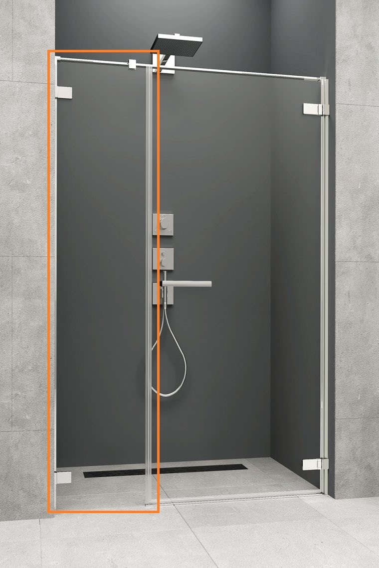 Фронтальна стінка Arta DWS 415 R RADAWAY - Зображення