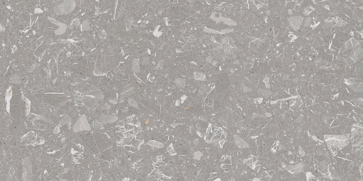 Плитка керамогранітна 4ZLK Luna-R Gris 600x1200x11 Vives - Зображення