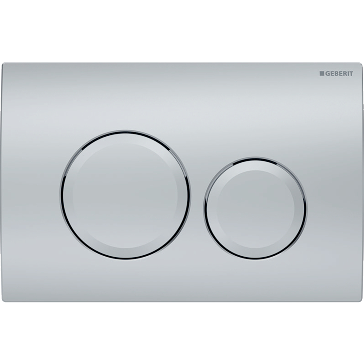 Кнопка зливу Delta20 115.127.46.1 хром мат Geberit - Зображення