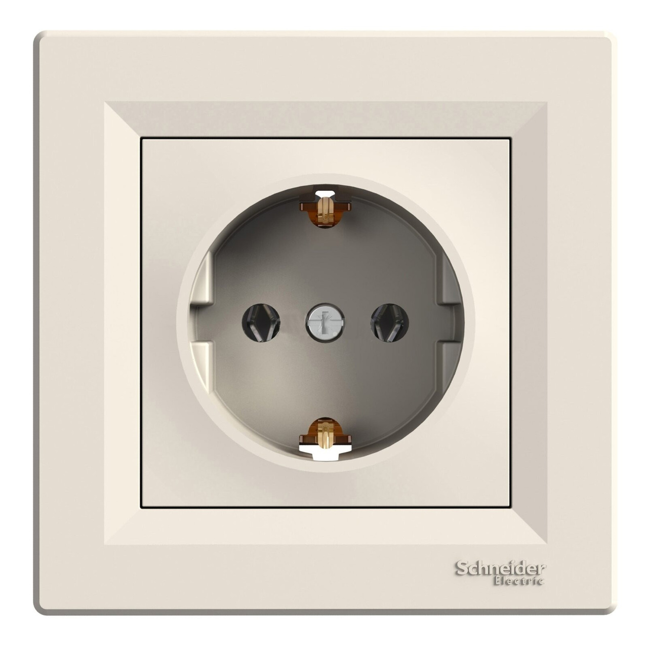 Розетка с заземлением Крем ASFORA (EPH2900123), Schneider Electric - Зображення 1928945-ef630.jpg