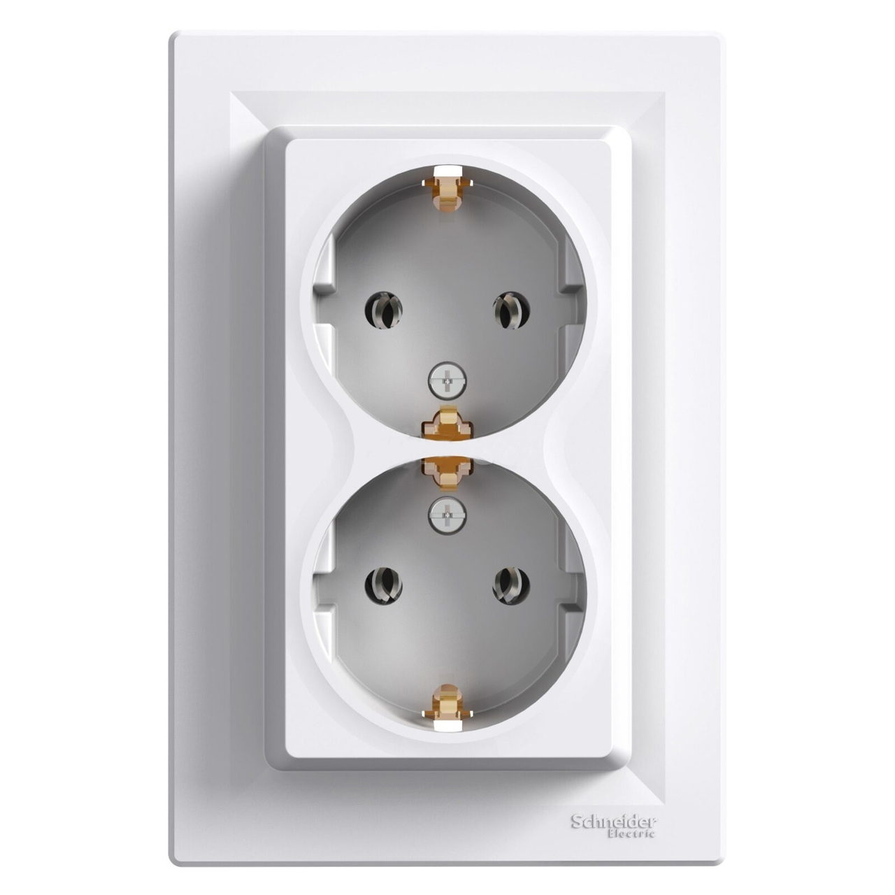Розетка двойная Белый ASFORA (EPH9900121), Schneider Electric - Зображення 1928950-b5cb2.jpg
