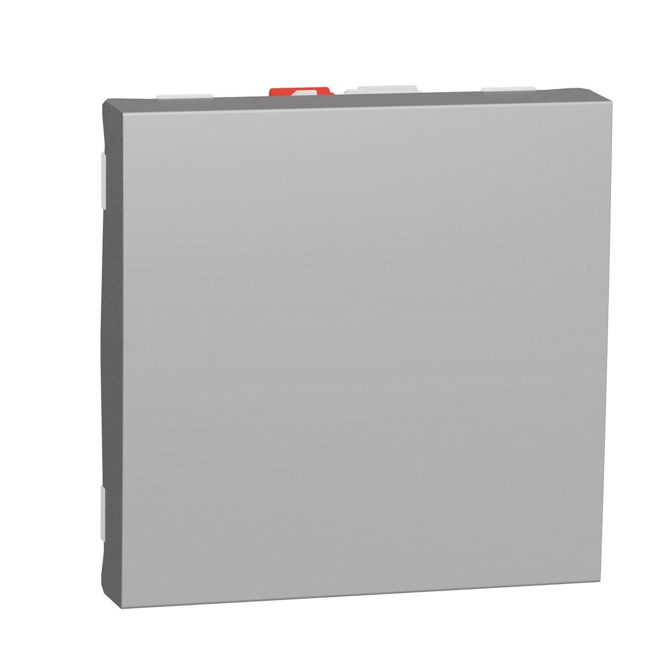 Перемикач 1-клавішний 10А Алюміній UNICA (NU320330), Schneider Electric - Зображення