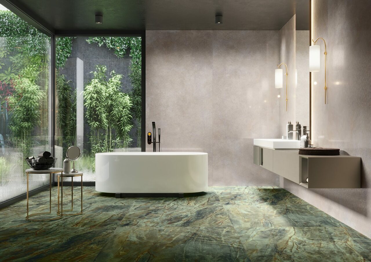 Плитка керамогранітна Brazilian Quartzite Green RECT 597x1197x8 Cerrad - Зображення 1929616-4eebb.jpg