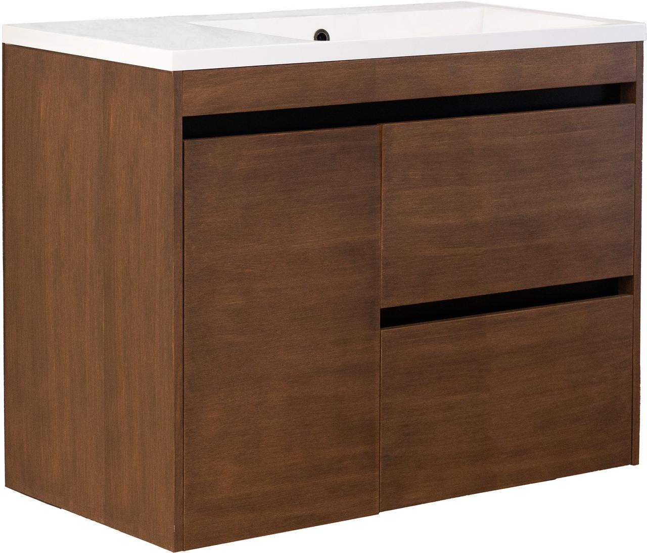 Шкафчик под умывальник Praga Amelia-900R Fancy Marble - Зображення