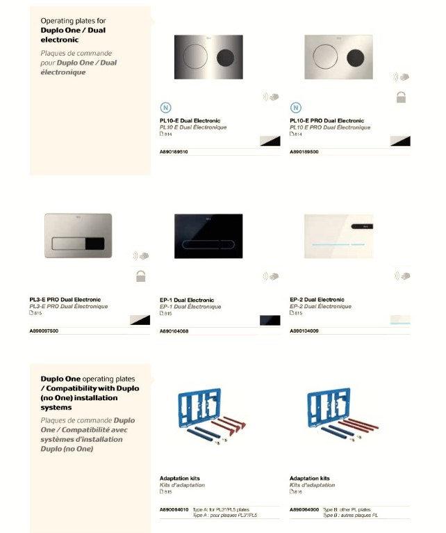 Монтажний комплект Duplo One A890064000 Roca - Зображення 1930141-354ec.jpg