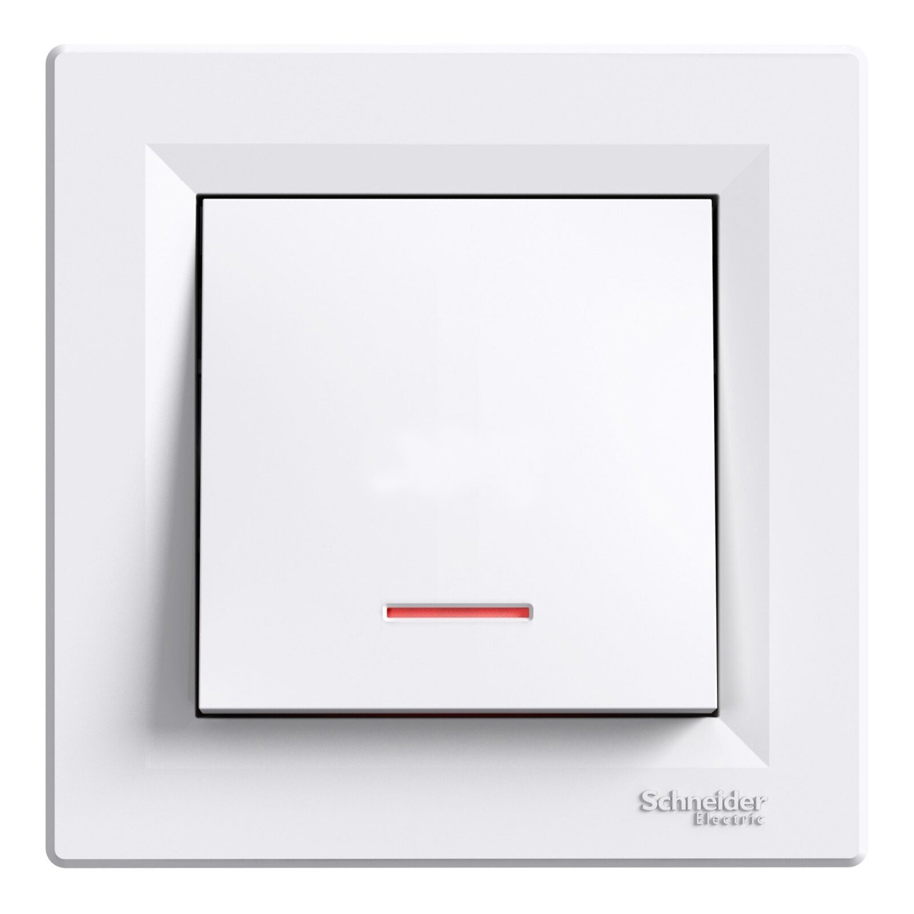 Выключатель 1-клавишный Белый ASFORA (EPH1400121), Schneider Electric - Зображення