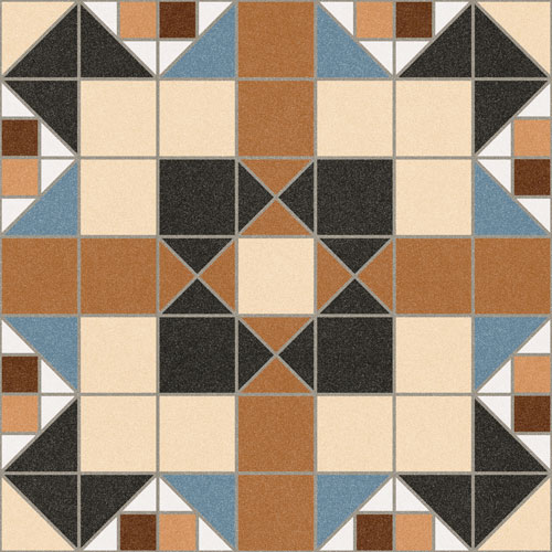 Плитка керамогранітна Merton Marron 316x316x9 Vives - Зображення