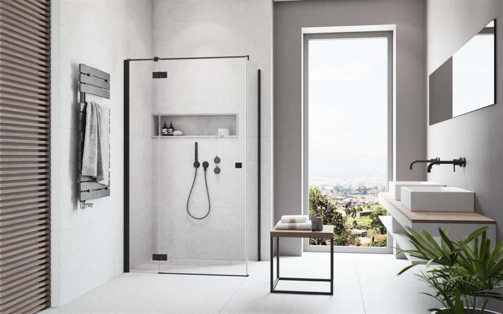 Душові двері Essenza New Black KDJ 110 ліві, RADAWAY - Зображення 1930669-e10f6.jpg