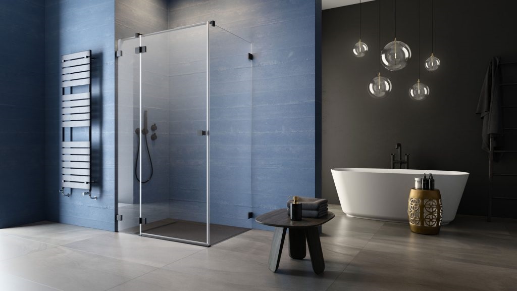 Душові двері Essenza Pro Black KDJ 100 ліві, RADAWAY - Зображення 1930709-8b45b.jpg