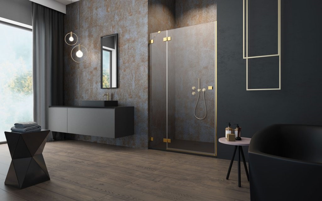 Душові двері Essenza Pro Gold DWJ 120 ліві, RADAWAY - Зображення 1930757-adb01.jpg