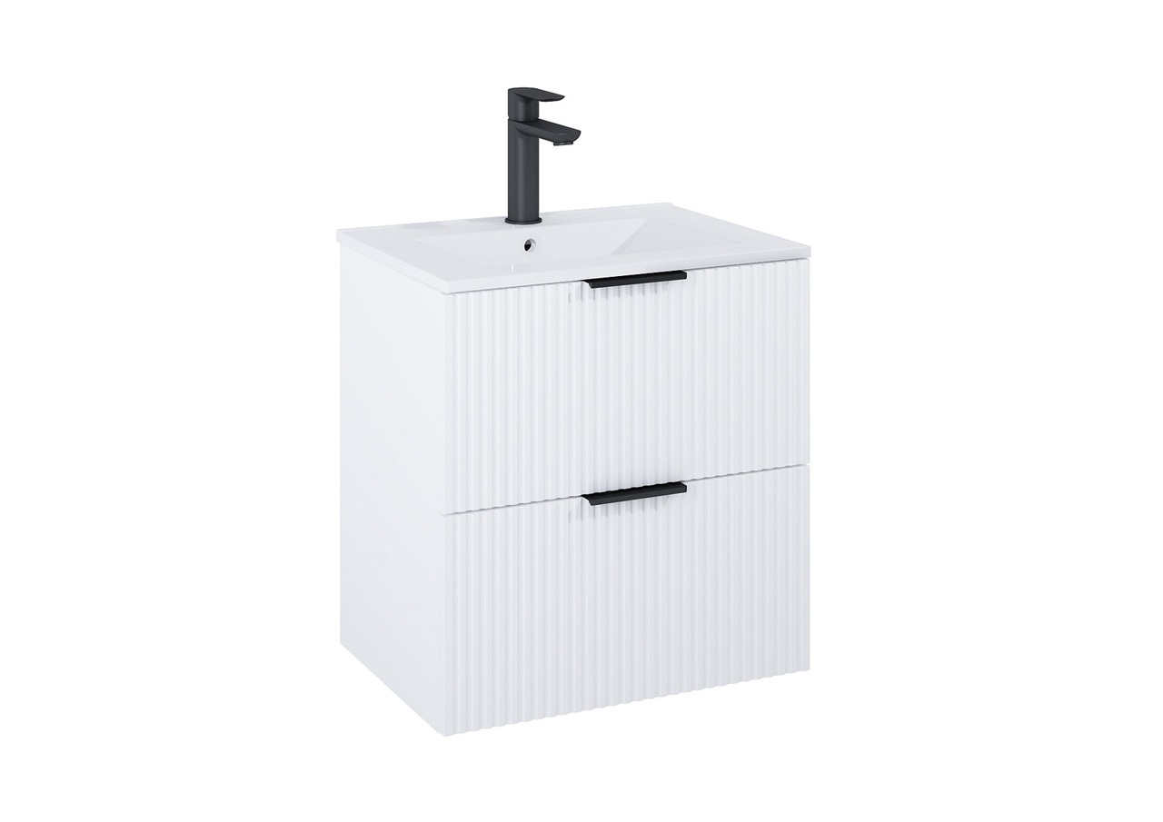 Шафка під умивальник Reef 600 White matt A857954529 Roca - Зображення