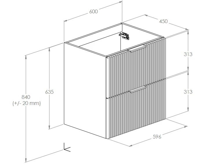 Шафка під умивальник Reef 600 Light Oak A857954464 Roca - Зображення 193076456-20811.jpg