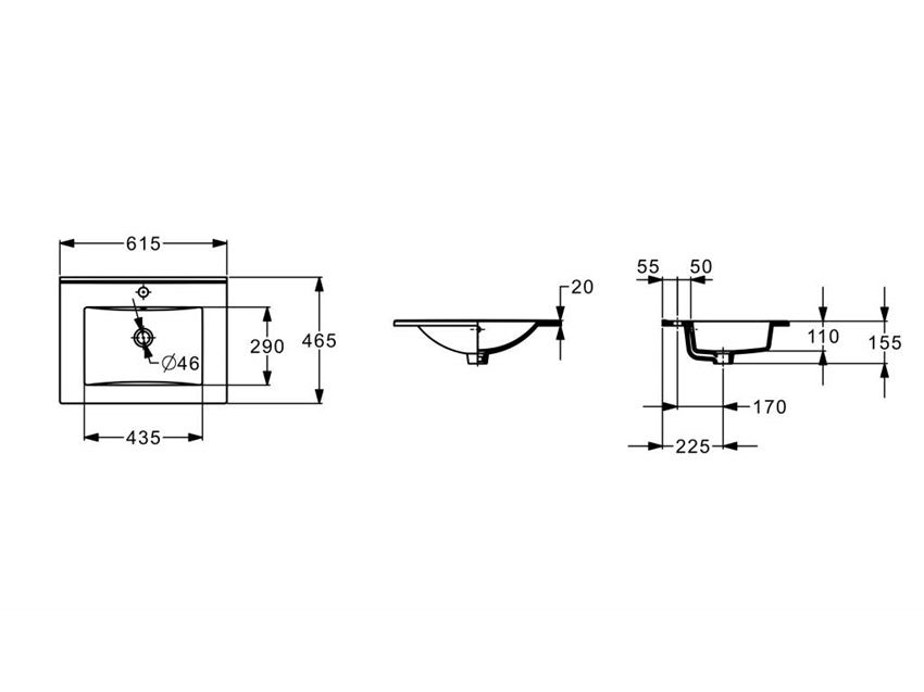 Умивальник Hebe 615х465,2 A3272A3000 Roca - Зображення 193076457-a7587.jpg