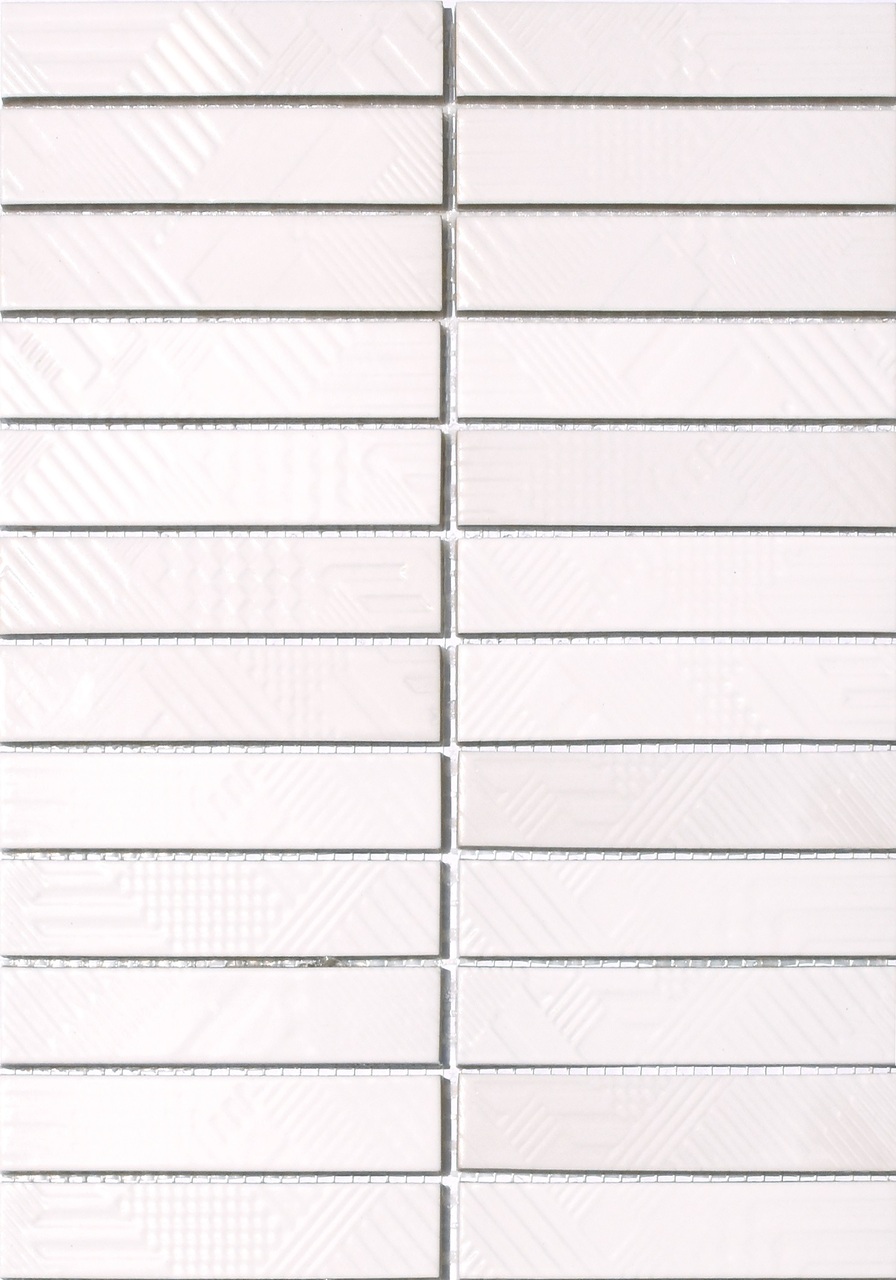 Мозаїка KST 6024 Kit Kat White 252x300x9 Котто Кераміка - Зображення