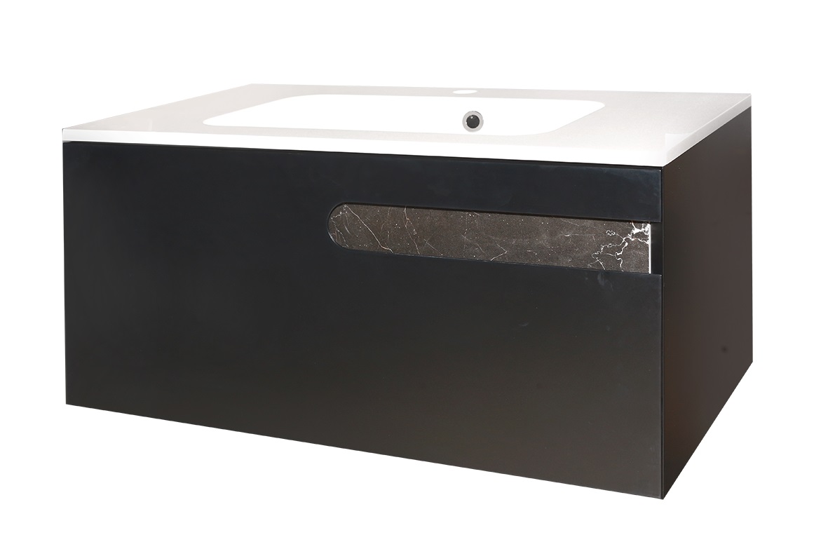 Шафка під умивальник Case 800 Black Air-Line - Зображення