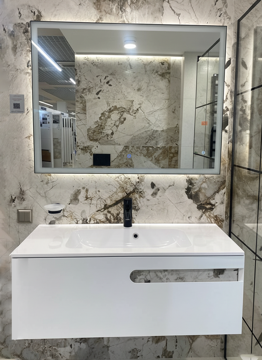 Шафка під умивальник Case 1000 White Air-Line - Зображення 1931678-1c9ba.png