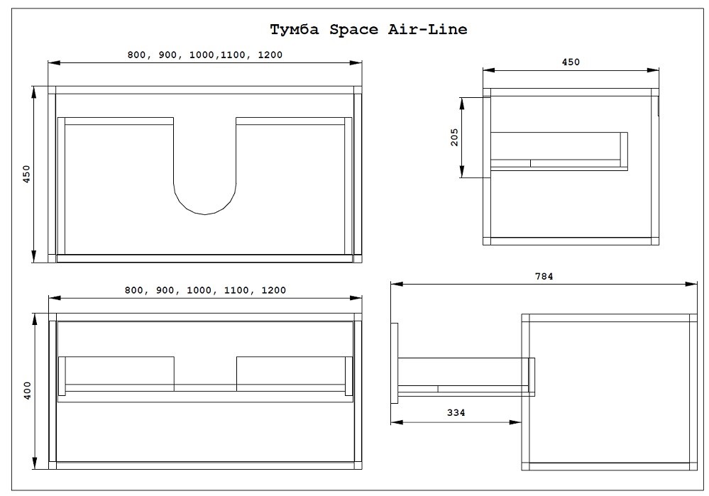 Шкафчик под умывальник Space 800 Air-Line - Зображення 1931694-dd2ab.jpg