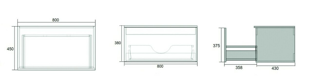 Шафка під умивальник Tile 800 Black, Air-Line - Зображення 1931708-1b118.jpg