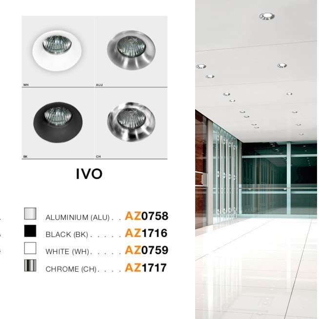 Точковий світильник IVO White AZ0759 Azzardo - Зображення 1931952-2a62e.jpg