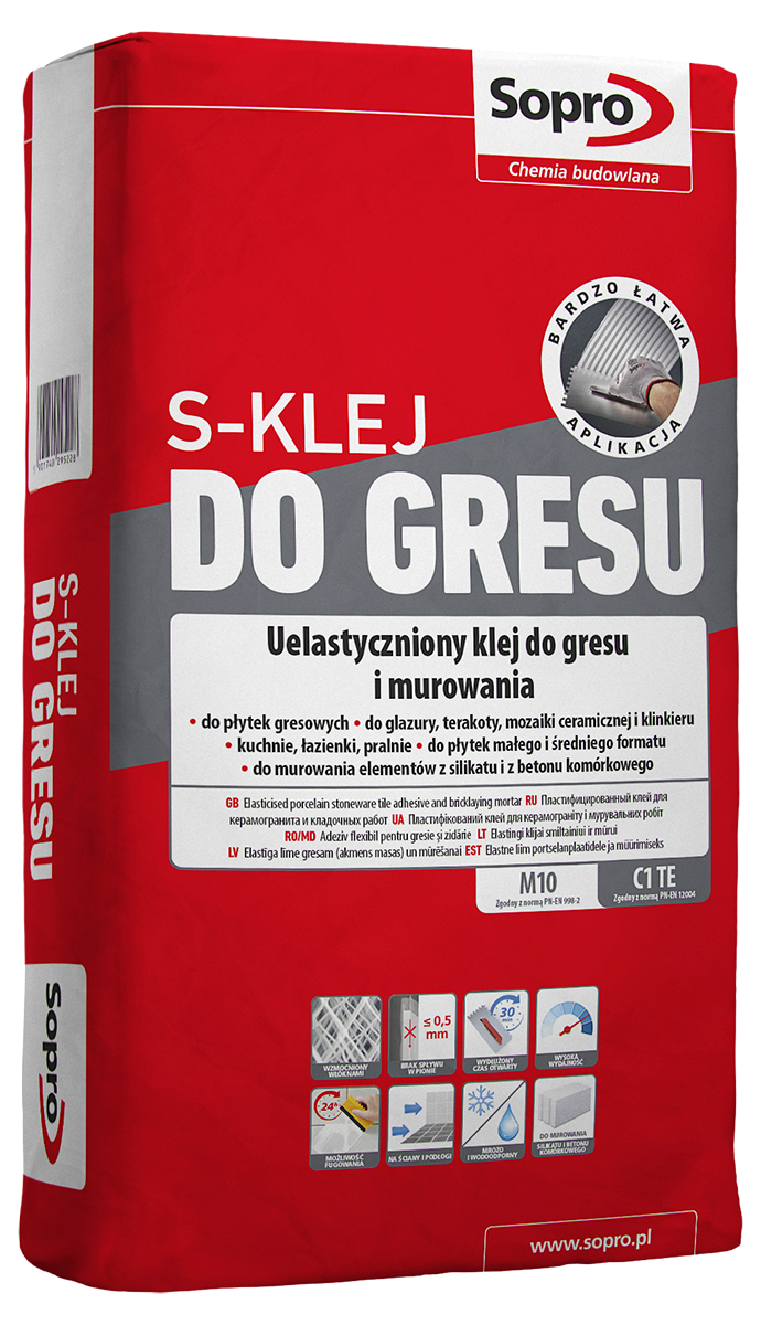 Клей для плитки Sopro S-KLEJ 295 (22,5 кг) - Зображення