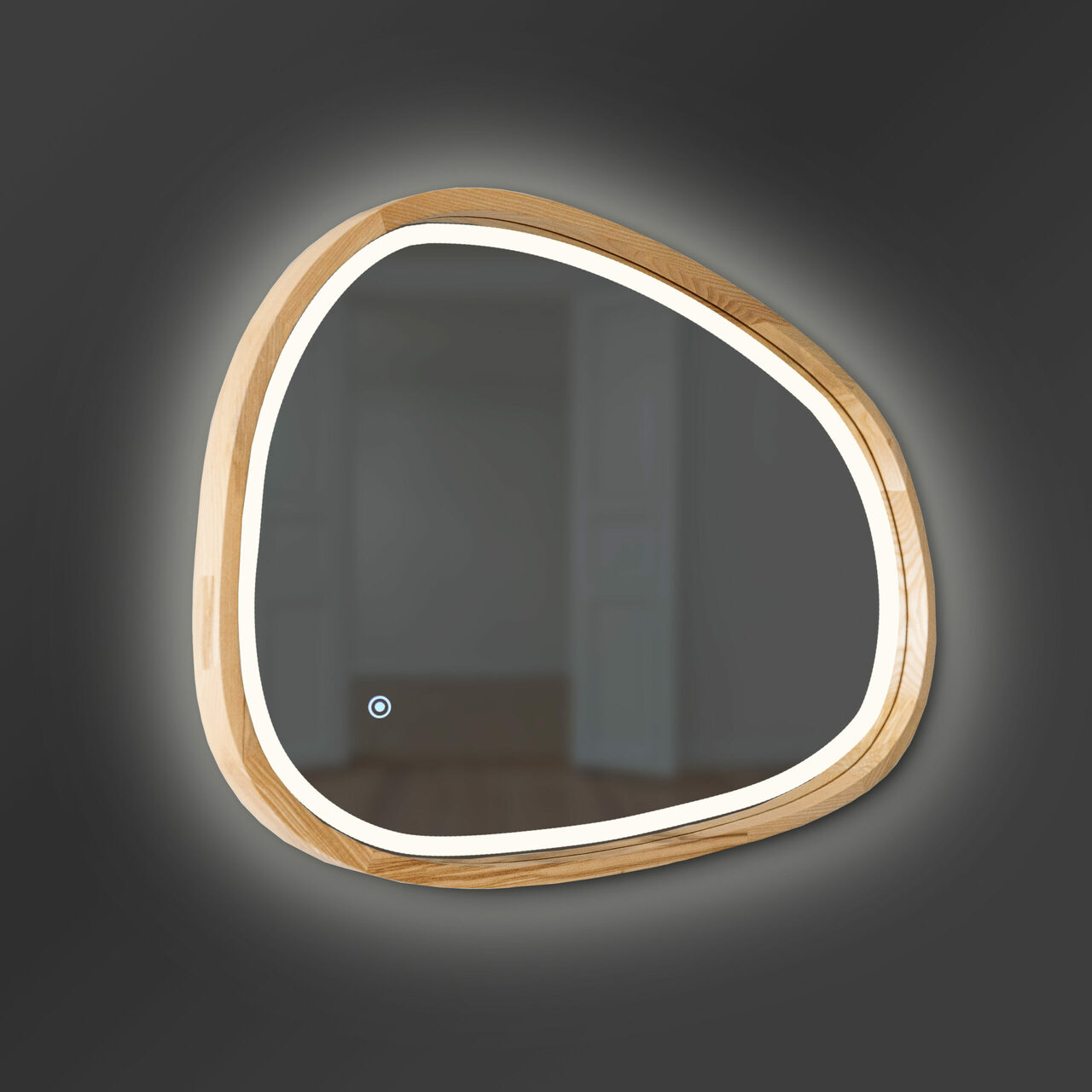 Дзеркало Dali Slim LED 550x850 Natural Oak Luxury Wood - Зображення 1931956-1eea0.jpg