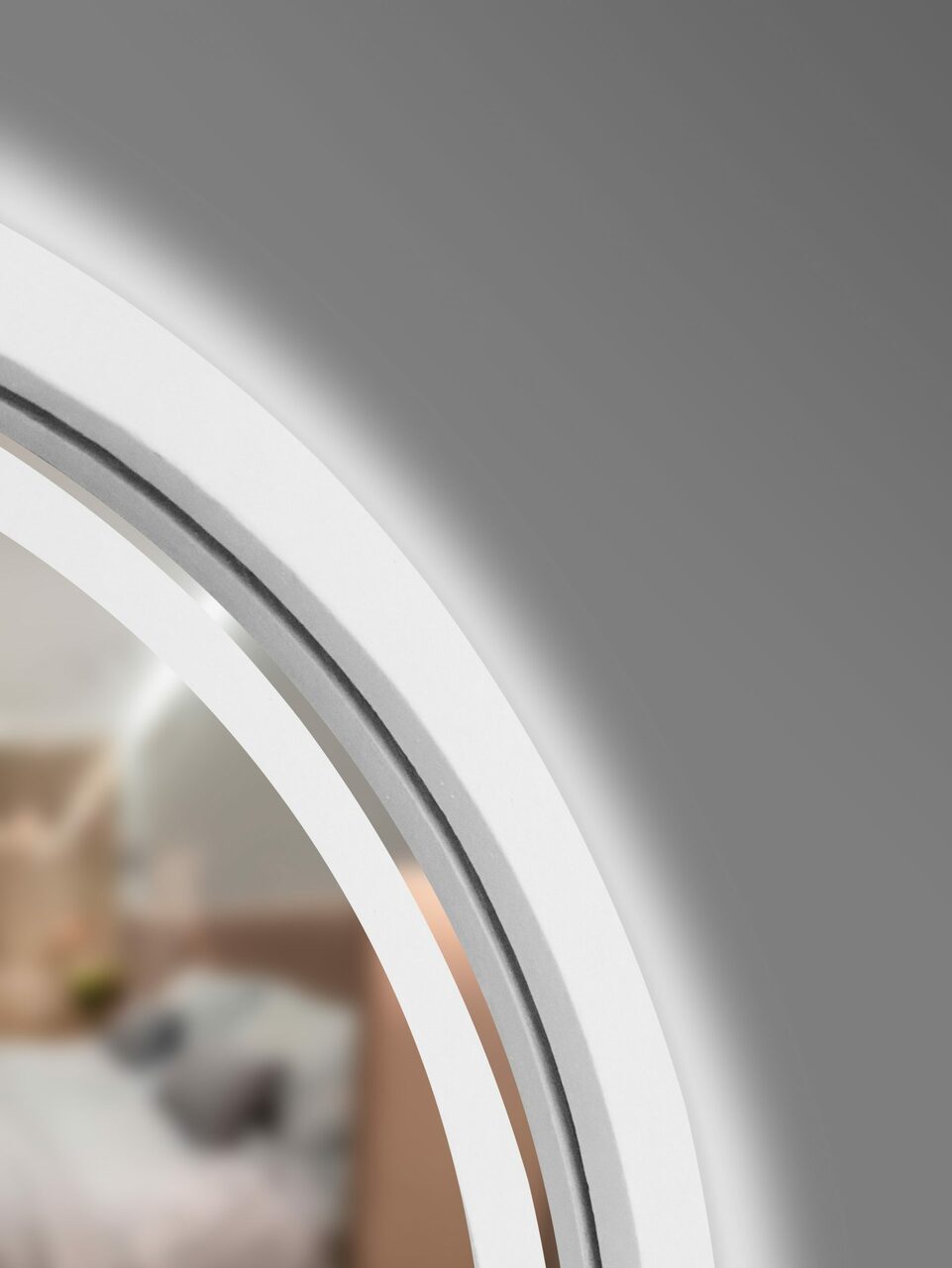 Дзеркало Perfection Slim LED D650 Snow White Luxury Wood - Зображення 1932149-96113.jpg