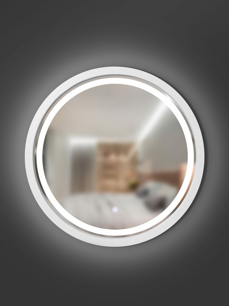 Дзеркало Perfection Slim LED D650 Snow White Luxury Wood - Зображення 1932149-9c3fa.jpg