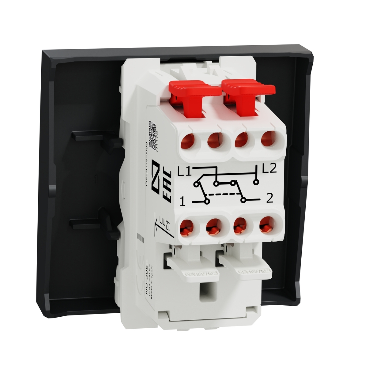 Перемикач 1-клавішний 10А Антрацит UNICA (NU320554), Schneider Electric - Зображення 1932280-557ab.jpg