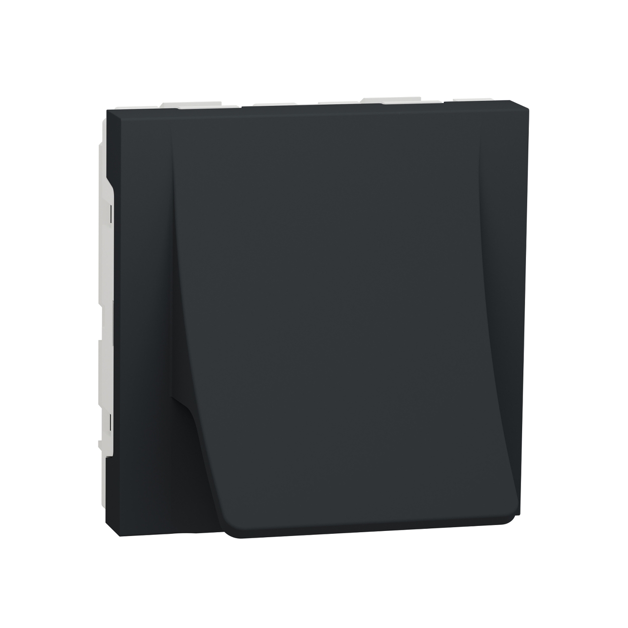 Кабельний вивід 16A Антрацит UNICA (NU386254), Schneider Electric - Зображення
