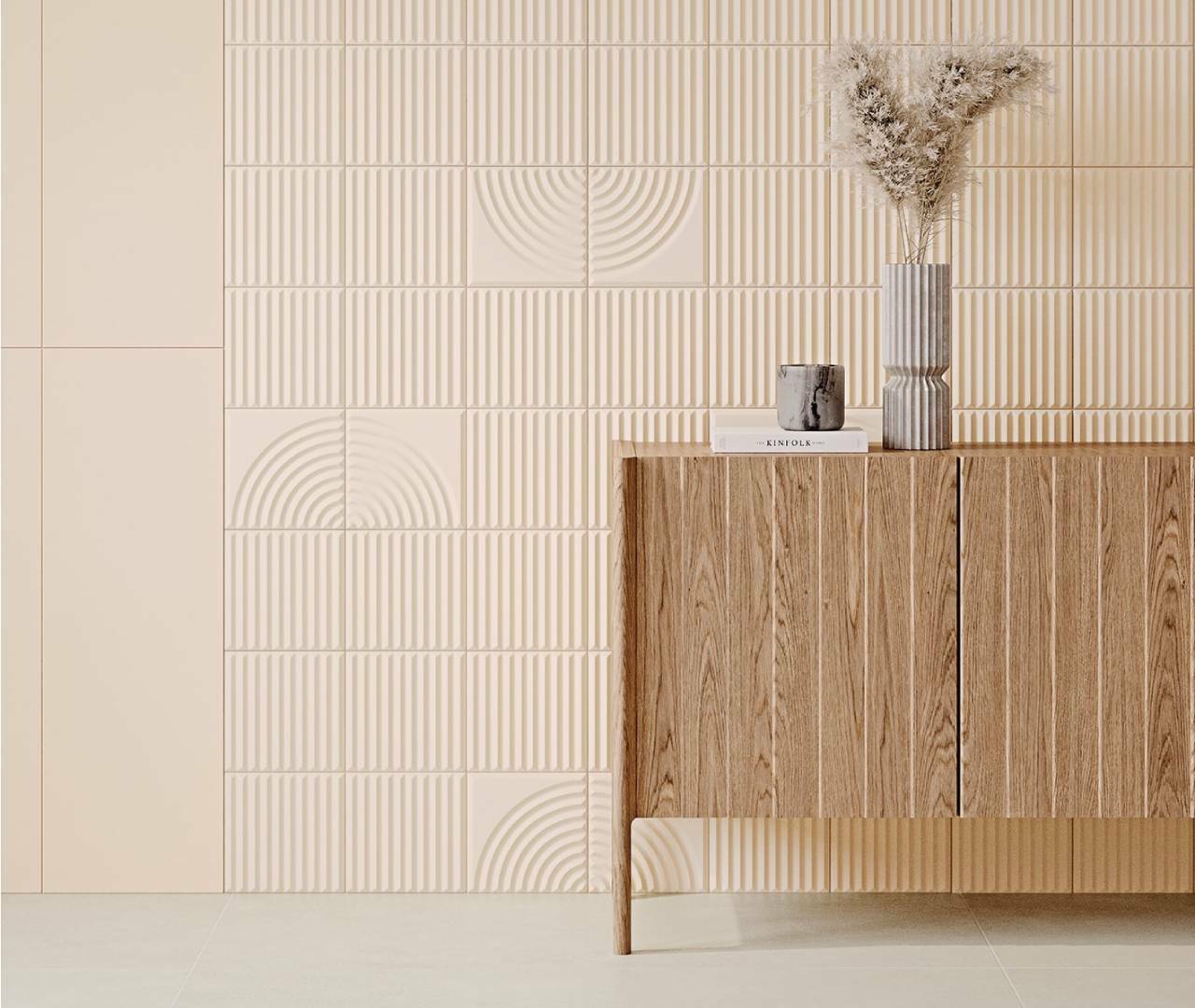 Плитка стінова Neve Creative Beige B STR 198x198x11,5 Paradyz - Зображення 1932457-2b87c.jpg