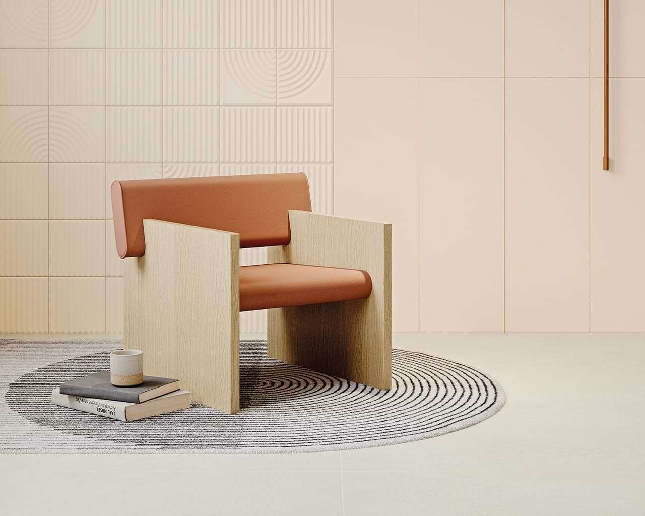 Плитка стінова Neve Creative Beige B STR 198x198x11,5 Paradyz - Зображення 1932457-a5cba.jpg