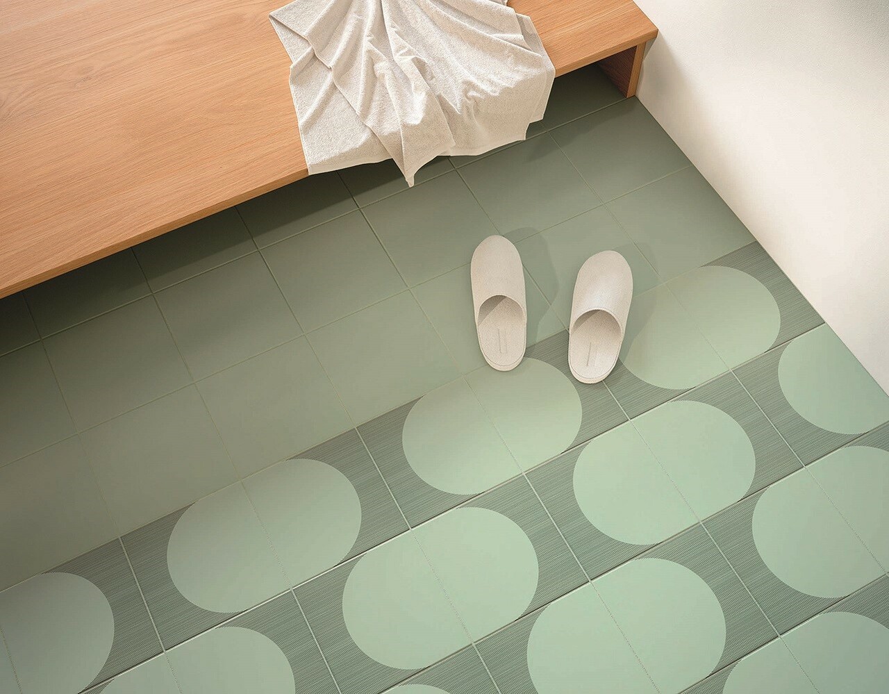 Плитка керамогранітна Neve Creative Green Dekor B 198x198x7,5 Paradyz - Зображення 1932489-6fcc7.jpg