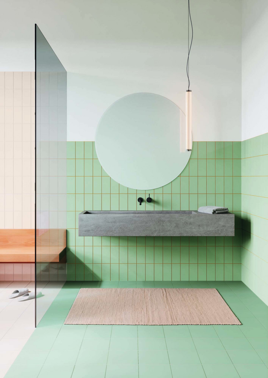 Плитка керамогранітна Neve Creative Green 198x198x7,5 Paradyz - Зображення 1932490-563d9.jpg