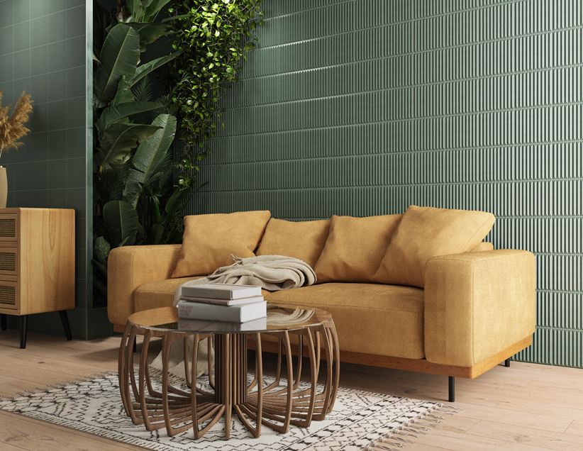 Плитка стінова Neve Creative Dark Green STR MAT 198x198x11,5 Paradyz - Зображення 1932494-585c3.jpg