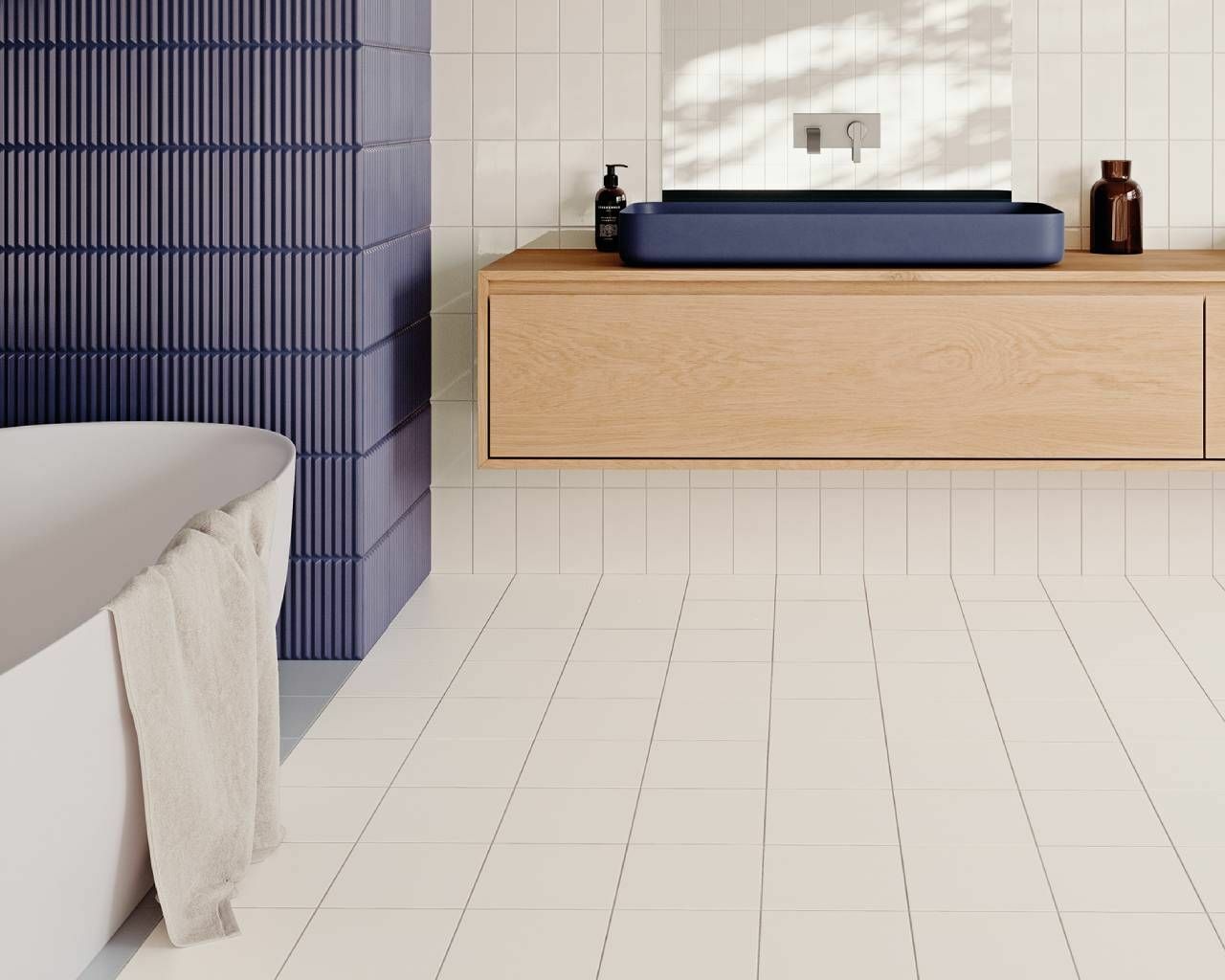 Плитка стінова Neve Creative Dark Blue STR MAT 198x198x11,5 Paradyz - Зображення 1932497-ab26d.jpg