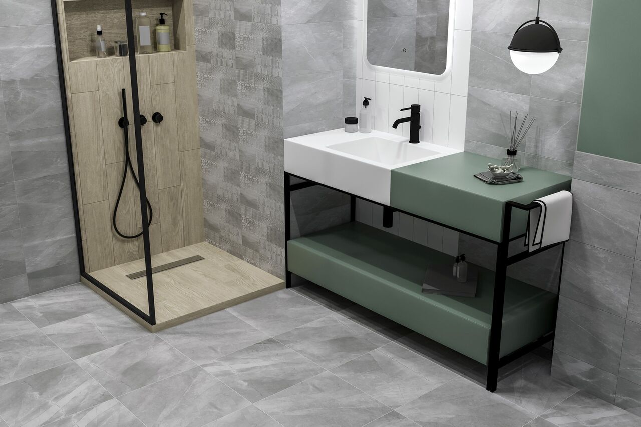 Плитка керамогранитная SY2800 Stone Story Серый MAT 400x400x7 Golden Tile - Зображення 193323656-de8e7.jpg